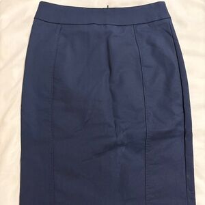 Blue suit skirt